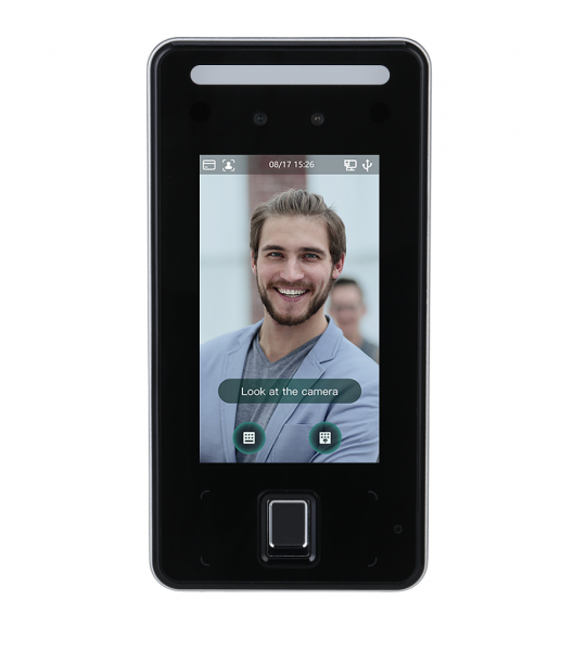 DHI-ASI6214J-MFW-V1 AI терминал учета рабочего времени и контроля доступа с распознаванием лиц, отпечатков пальцев и Wi-Fi Фото