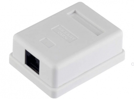 Розетка компьютерная REXANT 1-порт RJ-45 (8P8C), cat 5e, внешняя Фото