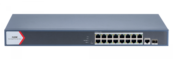F-SW-EM618POE-VM/L POE-коммутатор смарт-управляемый с грозозащитой 6кВ Фото