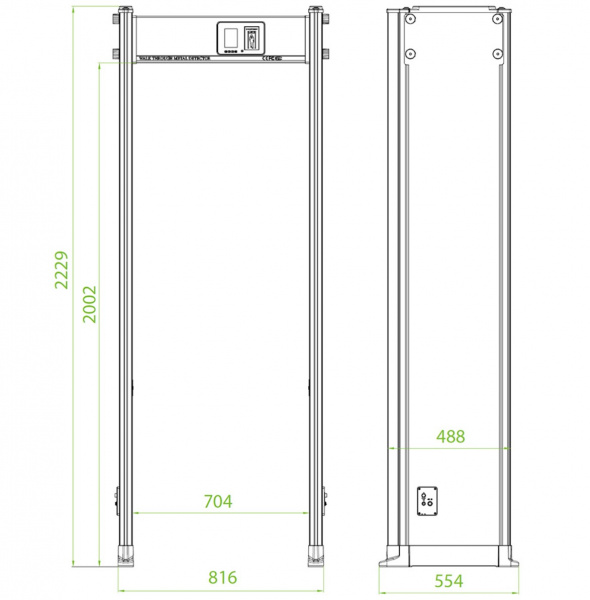 TRASSIR TR-MD01 Арочный металлодетектор Фото