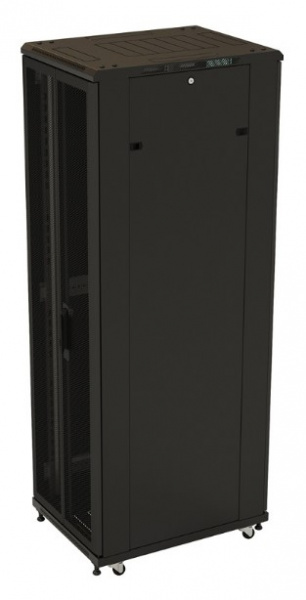Hyperline TTB-4266-DD-RAL9004 Шкаф напольный 19-дюймовый, 42U, 2055x600х600 мм (ВхШхГ) Фото