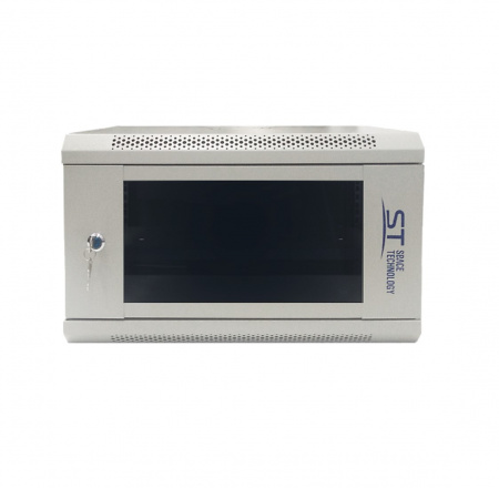 ST-NC6U01 (СЕРЫЙ) С ПОЛКОЙ, (версия 2) Шкаф телекоммуникационный Фото