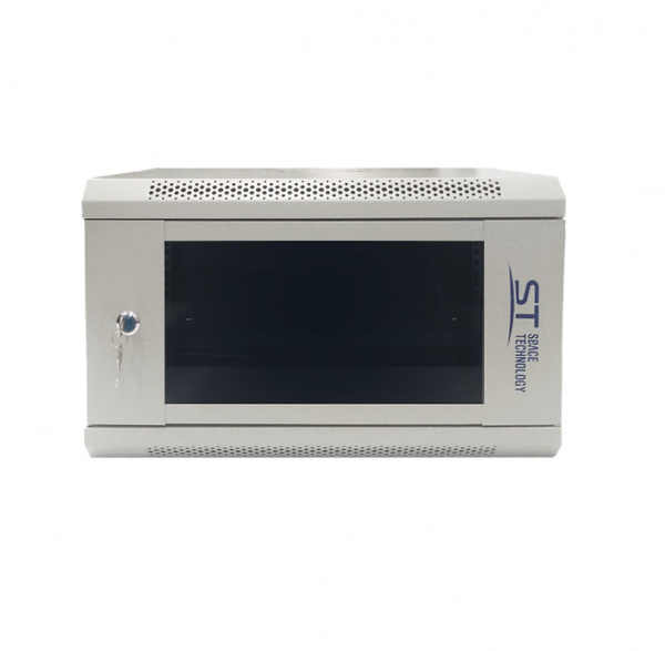 ST-NC6U01 (СЕРЫЙ) С ПОЛКОЙ, (версия 2) Шкаф телекоммуникационный Фото