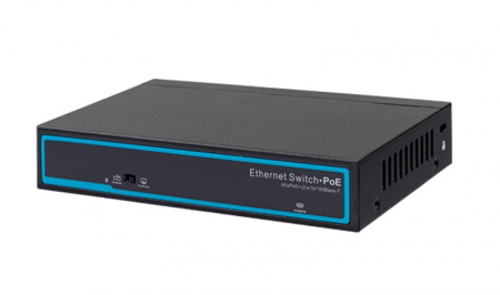 AT-NS-4P2-60 (B) 6 портовый РoЕ коммутатор неуправляемый Фото