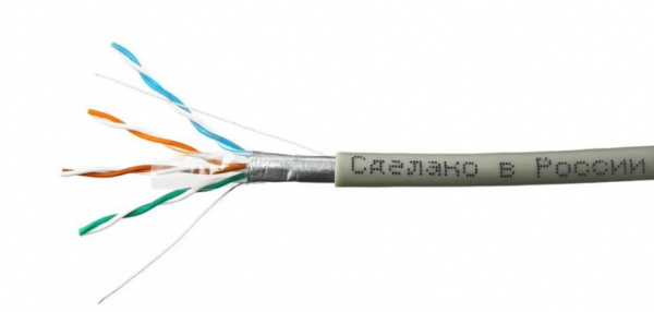 Кабель «витая пара» (SkyNet) FTP indoor CAT5e 4x2x0,5 Standart 100 (LAN) (1693108) Фото