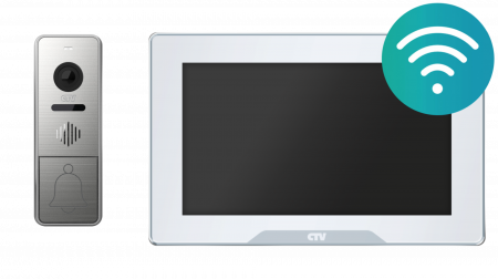 KIT 5701 Комплект  видеодомофона из вызывной панели CTV-D4005 и монитор CTV-M5701 Фото