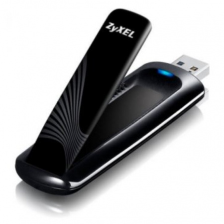Двухдиапазонный Wi-Fi USB-адаптер Zyxel NWD6605, AC1200, 802.11a/b/g/n/ac (300+867 Мбит/с), USB3.0,  Фото