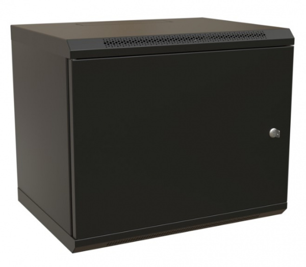 WR-TW-1245-SR-RAL9004 Шкаф настенный 19-дюймовый (19