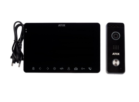 AT-I-K711F/T Black Комплект: видеодомофон FHD и видеопанель FHD. Фото
