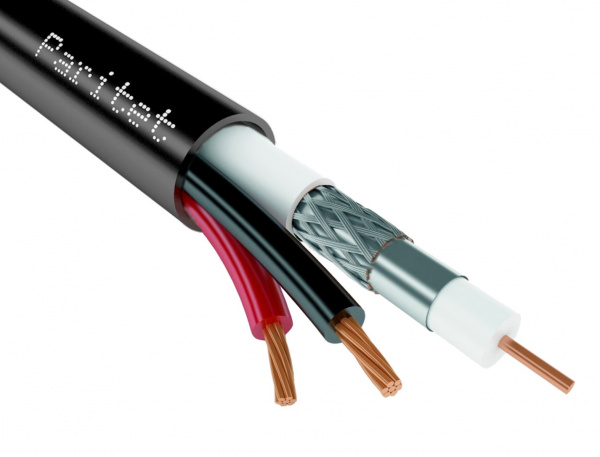Кабель комбинированный (Паритет) КВК-П-2э 2х0,5 для систем видеонаблюдения Фото Кабель комбинированный (Паритет) КВК-П-2э 2х0,5 для систем видеонаблюдения Фото