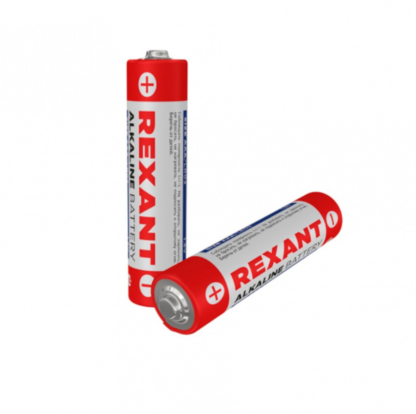 Алкалиновая батарейка AAA/LR03 1,5 V 12 шт. REXANT Фото