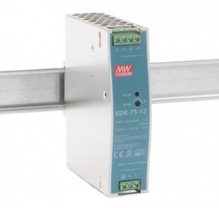 EDR-75-12 Блок питания, 12В,6.3А,75Вт Фото