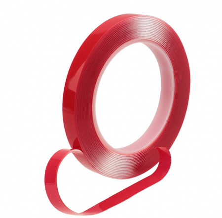 Двухсторонний скотч REXANT, прозрачный, на акриловой основе, 12 мм, ролик 5 м Фото