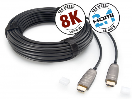 HDMI кабель оптический 2.1 Vention Optical Fiber 8K-4K HDR 20 м Фото HDMI кабель оптический 2.1 Vention Optical Fiber 8K-4K HDR 20 м Фото