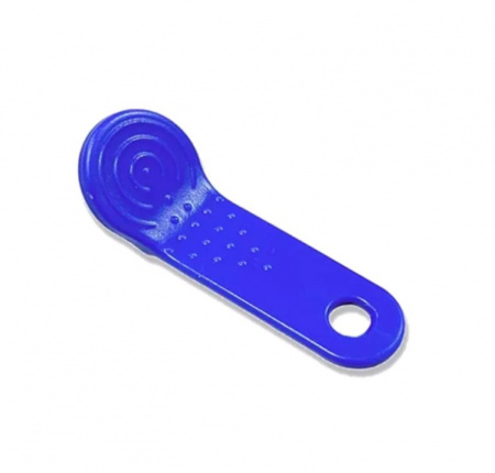 Ключ Optimus ТМ (iButton) синий Фото Ключ Optimus ТМ (iButton) синий Фото