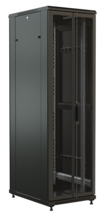 WR-TT-2768-DD-RAL9004 Шкаф напольный 19-дюймовый, 27U, 1388x600х800 мм (ВхШхГ) Фото
