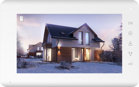 Mia HD (White) монитор цветного видеодомофона 7 дюймов Фото