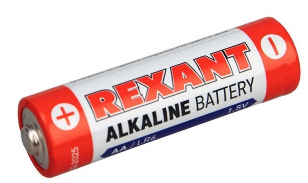 Батарейка алкалиновая AA/LR6 1,5V 24 шт. (пальчик) блистер REXANT Фото