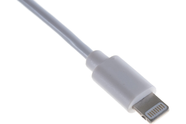 USB кабель для iPhone 5/6/7 моделей шнур спираль 1 м белый Фото USB кабель для iPhone 5/6/7 моделей шнур спираль 1 м белый Фото