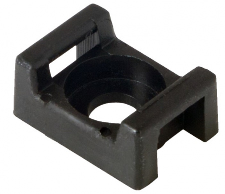 Площадка для крепления стяжки REXANT (ПС-2) 22x16 мм, черная, упаковка 100 шт. Фото