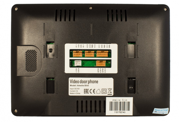 Amelie Slim (Black) VZ-2 Монитор цветного видеодомофона Фото