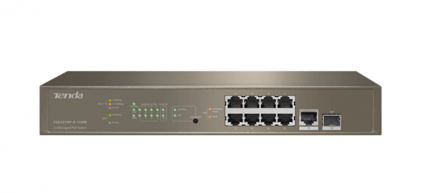 TEG5310P-8-150W Управляемый PoE-коммутатор L3 Фото
