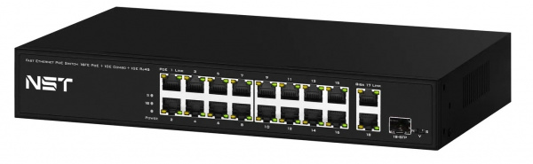 NS-SW-16F3G-P PoE коммутатор  Фото