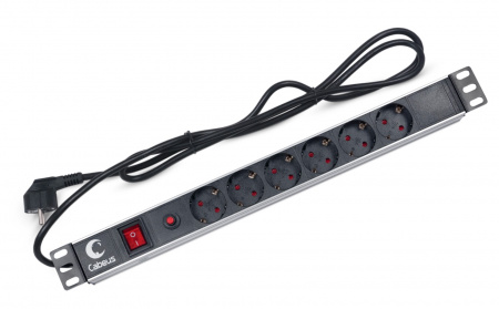 Cabeus PDU-6P-F-2EU Блок евророзеток для 19
