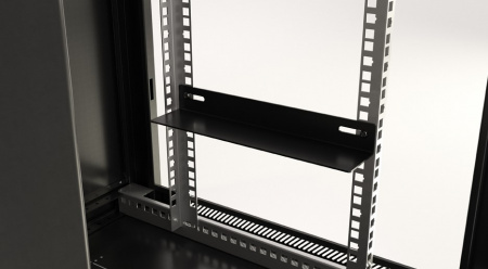 Hyperline TWB-0645-GP-RAL9004 Шкаф настенный 19-дюймовый (19