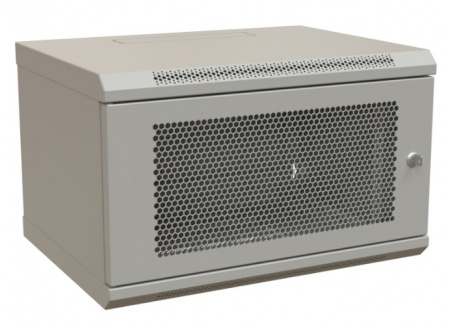 WR-TW-0666-SD-RAL7035 Шкаф настенный 19-дюймовый (19