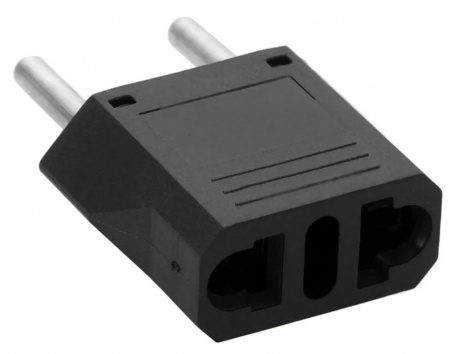 Переходник питания Gembird TPA-101, с вилки EU,US в RU Фото