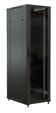 WR-TT-4761-AS-RAL9004 Шкаф напольный 19-дюймовый, 47U, 2277х600х1000 мм (ВхШхГ) Фото