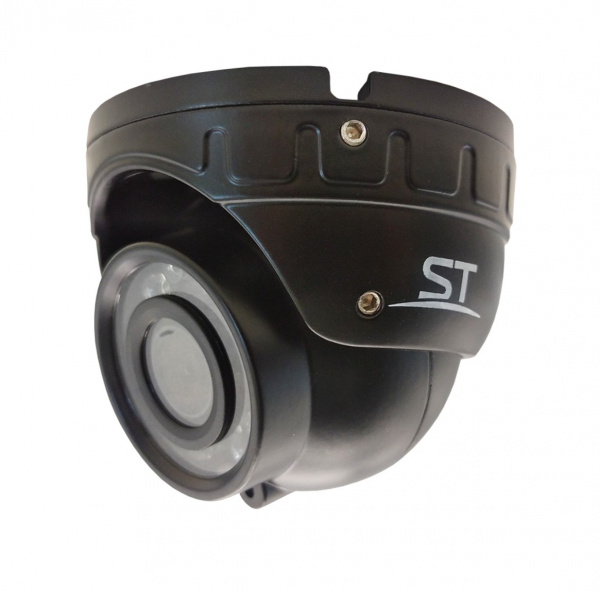 ST-S4501 POE ЧЕРНАЯ (2,8mm) 4Mp, уличная купольная IP-камера с ИК подсветкой до 30 м Фото