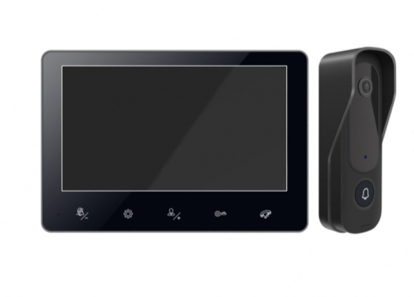 AT-I-K730C/T Black Комплект: видеодомофон СVBS и видеопанель СVBS Фото