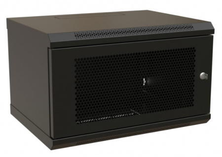 WR-TW-0945-SD-RAL9004 Шкаф настенный 19-дюймовый (19