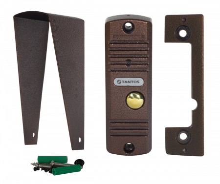 Walle (медь) Антивандальная вызывная панель с модулем высокого разрешения Фото