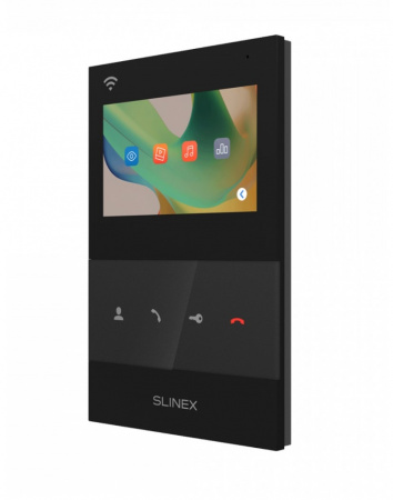 SQ-04N Cloud Black 4-дюймовый домофон с приложением Slinex Smart Call Фото