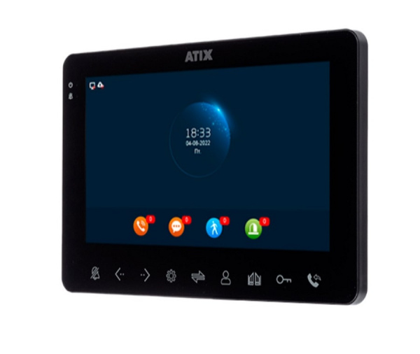 AT-I-M711F/T Black Цветной домофон FHD с TFT экраном Фото AT-I-M711F/T Black Цветной домофон FHD с TFT экраном Фото