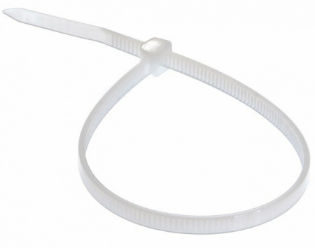 Хомут nylon 200x4,8 мм 100 шт. белый Tantos Фото Хомут nylon 200x4,8 мм 100 шт. белый Tantos Фото