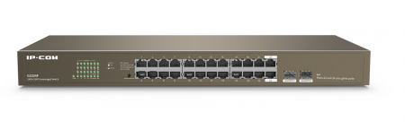 G1024F Неуправляемый коммутатор с 24-ю гигабитными портами и 2-мя гигабитными комбо SFP портами Фото