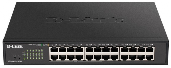 D-Link DGS-1100-24PV2/A3A Коммутатор настраиваемый Фото
