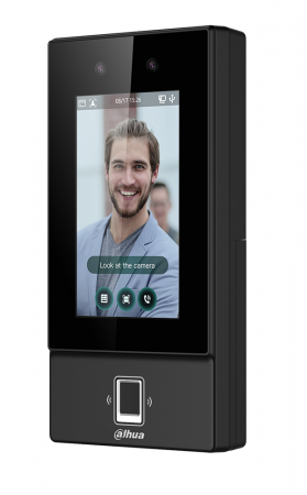 DHI-ASI6214S-D AI терминал учета рабочего времени и контроля доступа с распознаванием лиц и отпечатков пальцев Фото DHI-ASI6214S-D AI терминал учета рабочего времени и контроля доступа с распознаванием лиц и отпечатков пальцев Фото