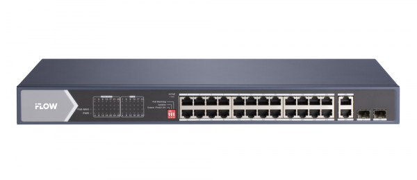 F-SW-EU628HPOE-V 24-портовый неуправляемый PoE-коммутатор Фото F-SW-EU628HPOE-V 24-портовый неуправляемый PoE-коммутатор Фото